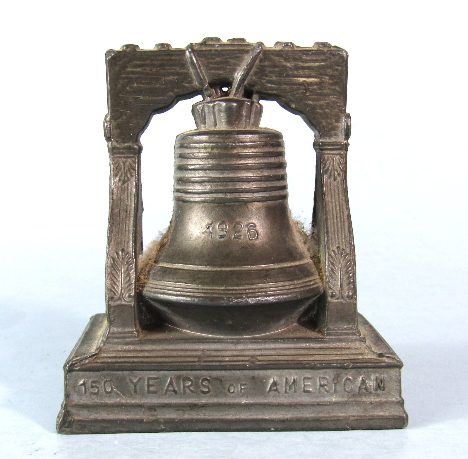 1926 SESQUI-CENTENNIAL LIBERTY BELL Metal Souvenir Building Philadelphia Expo