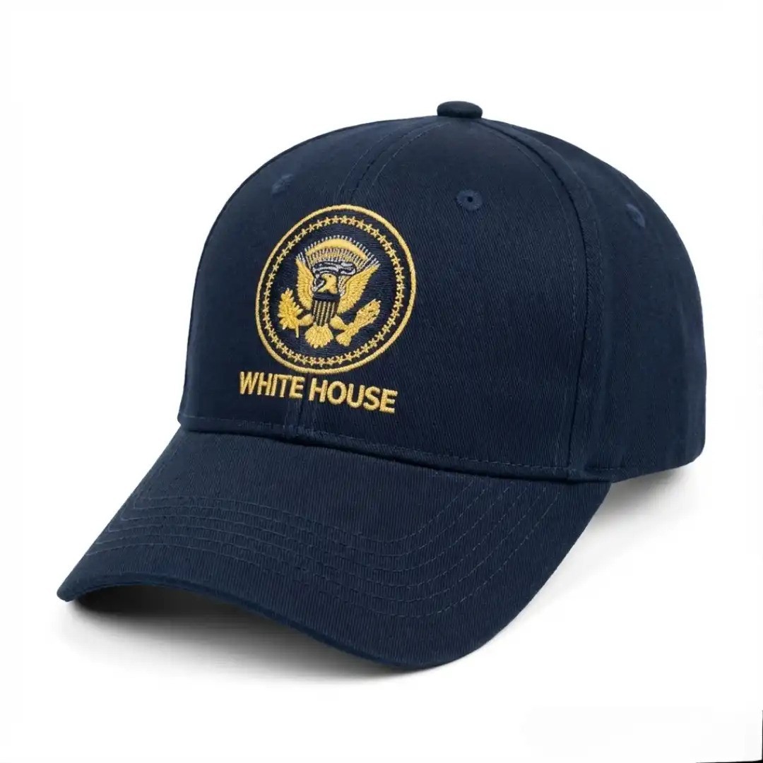 White House Presidential Seal VVIP Baseball Cap Navy Blue Embroidered Adjustable