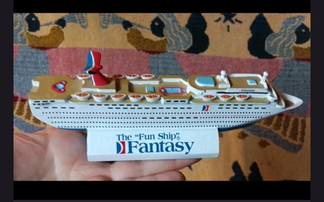 Carnival Fantasy Cruise Line Ship Model Boat Replica Figurine 8 Carnival Fantasy Cruise Line Ship Model Boat Replica Figurine 8
