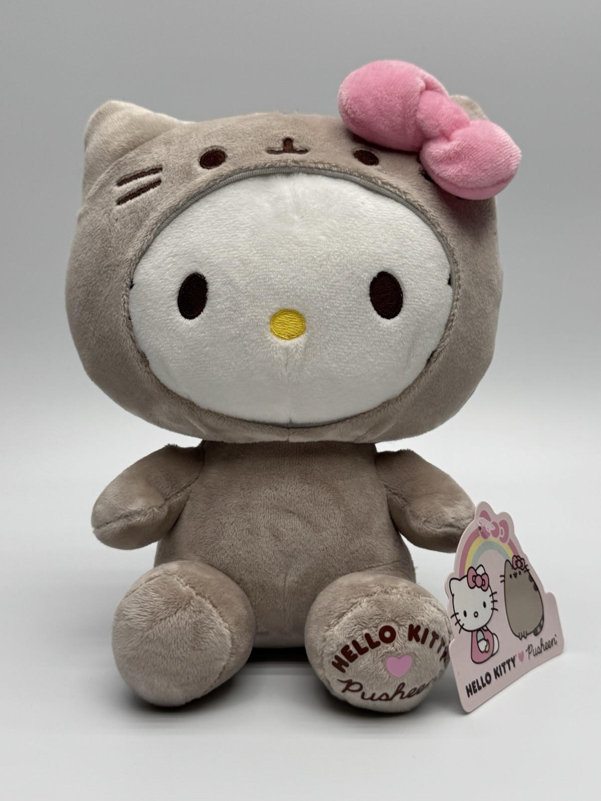 Sanrio Hello Kitty x Pusheen Plush Stuffed Collectible New With Tags 9” RARE Sanrio Hello Kitty x Pusheen Plush Stuffed Collectible New With Tags 9” RARE