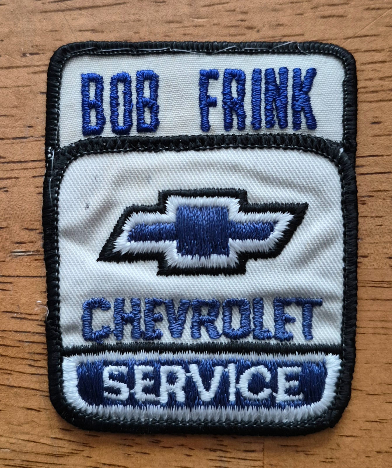 Vintage Bob Frink Chevrolet Sacramento California Dealership Service Patch