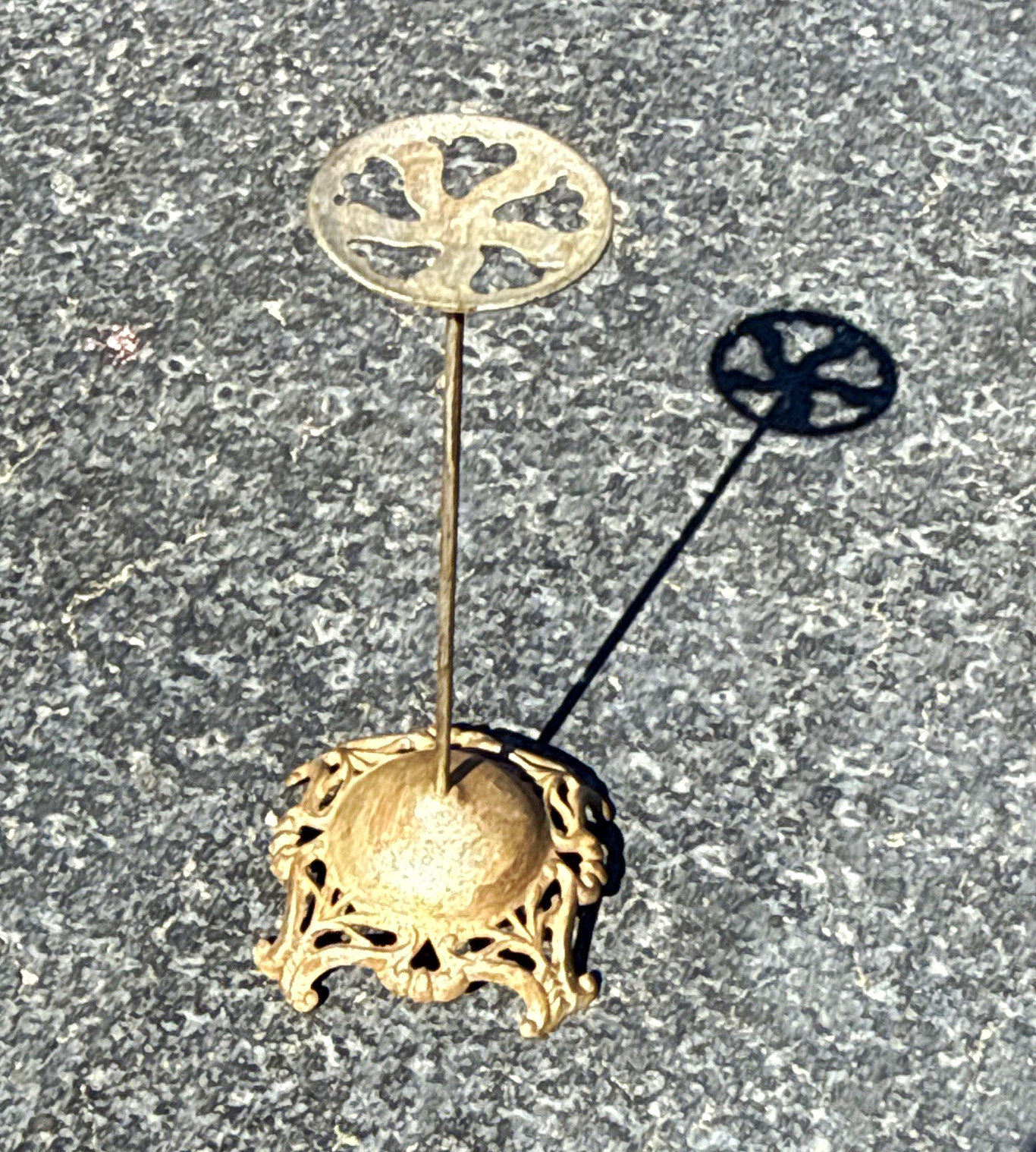 Antique Victorian Adjustable Millinery Hat Stand Telescopic Cast Iron Display
