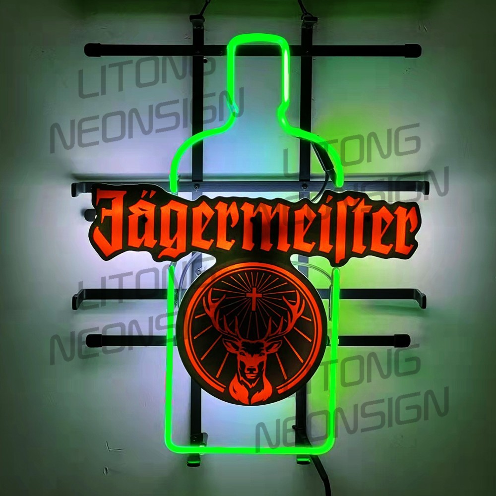New Jagermeister's Beer Neon Sign 19
