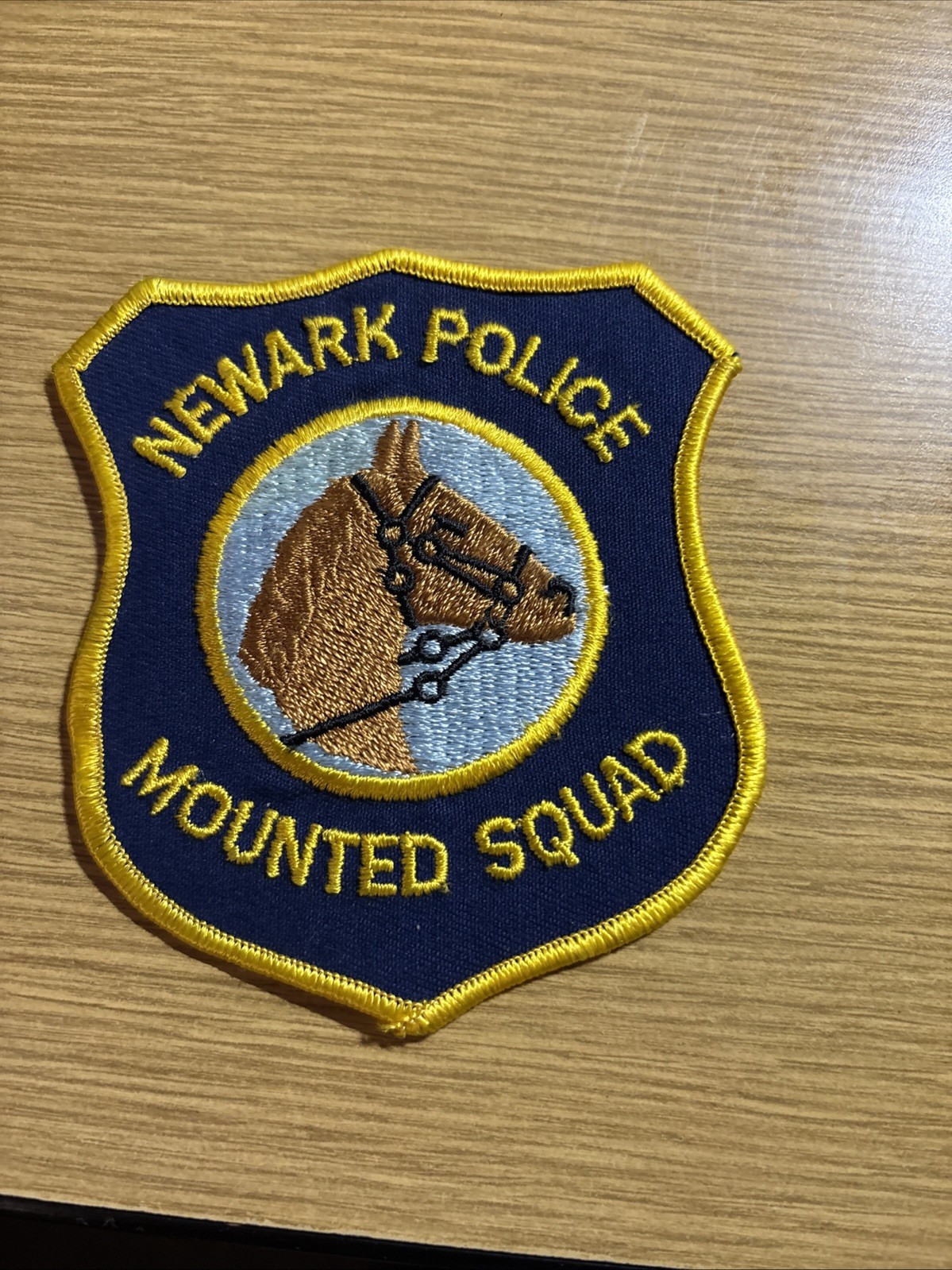 Newark New Jersey Police Mounted Squad Patch Historical Memoribilia