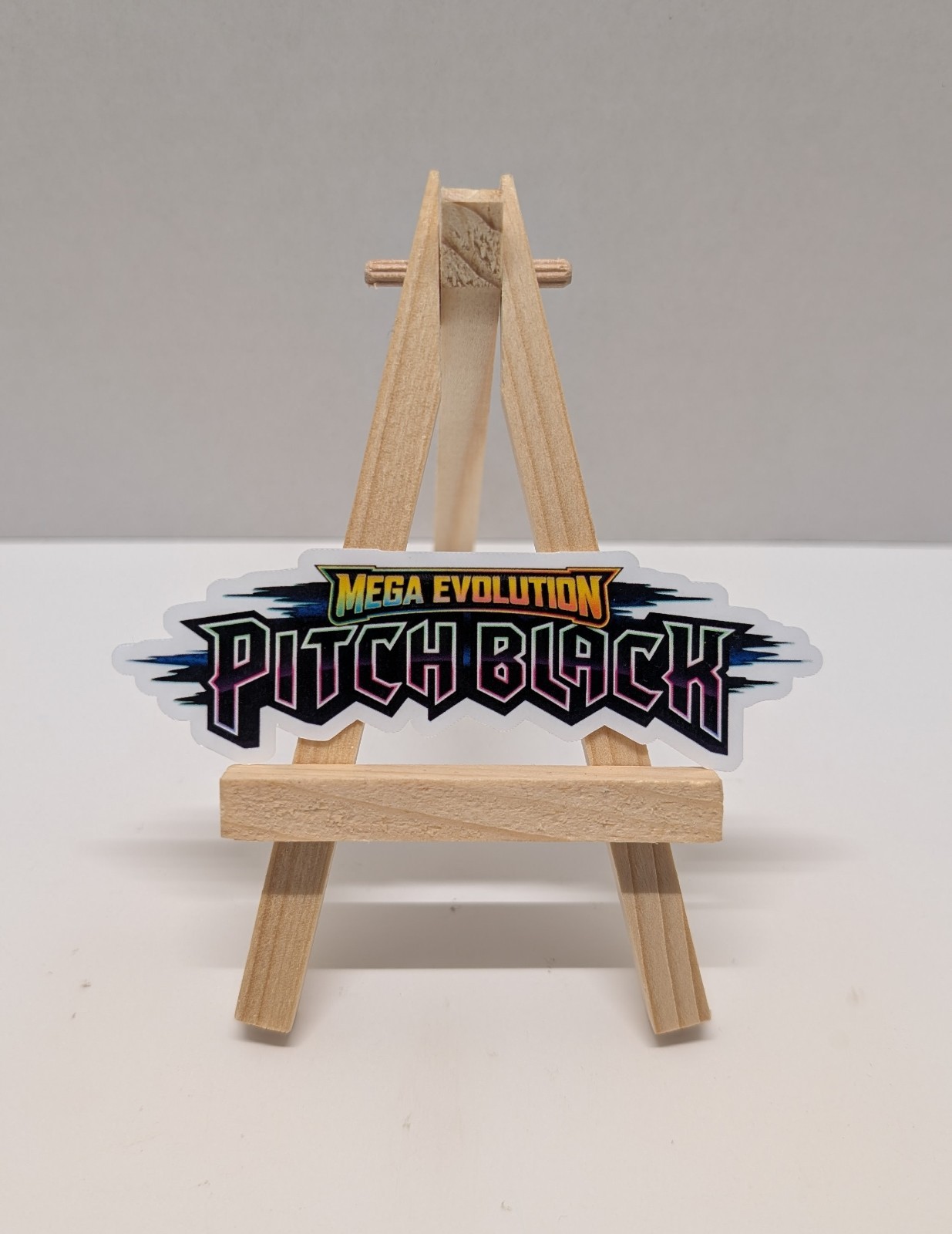 Pokémon TCG, Pitch Black - Pokemon Binder Sticker - 4' X 1.25''