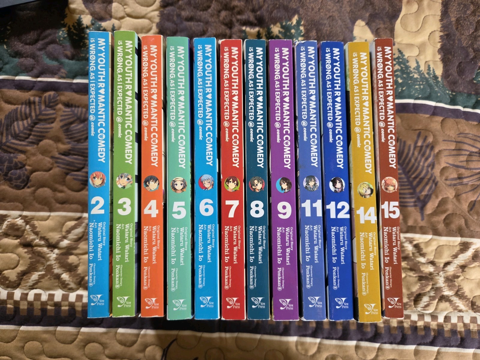 My Youth Romantic Comedy Is Wrong As I Expected Manga Vols 2-9, 11,12,14,15 OOP