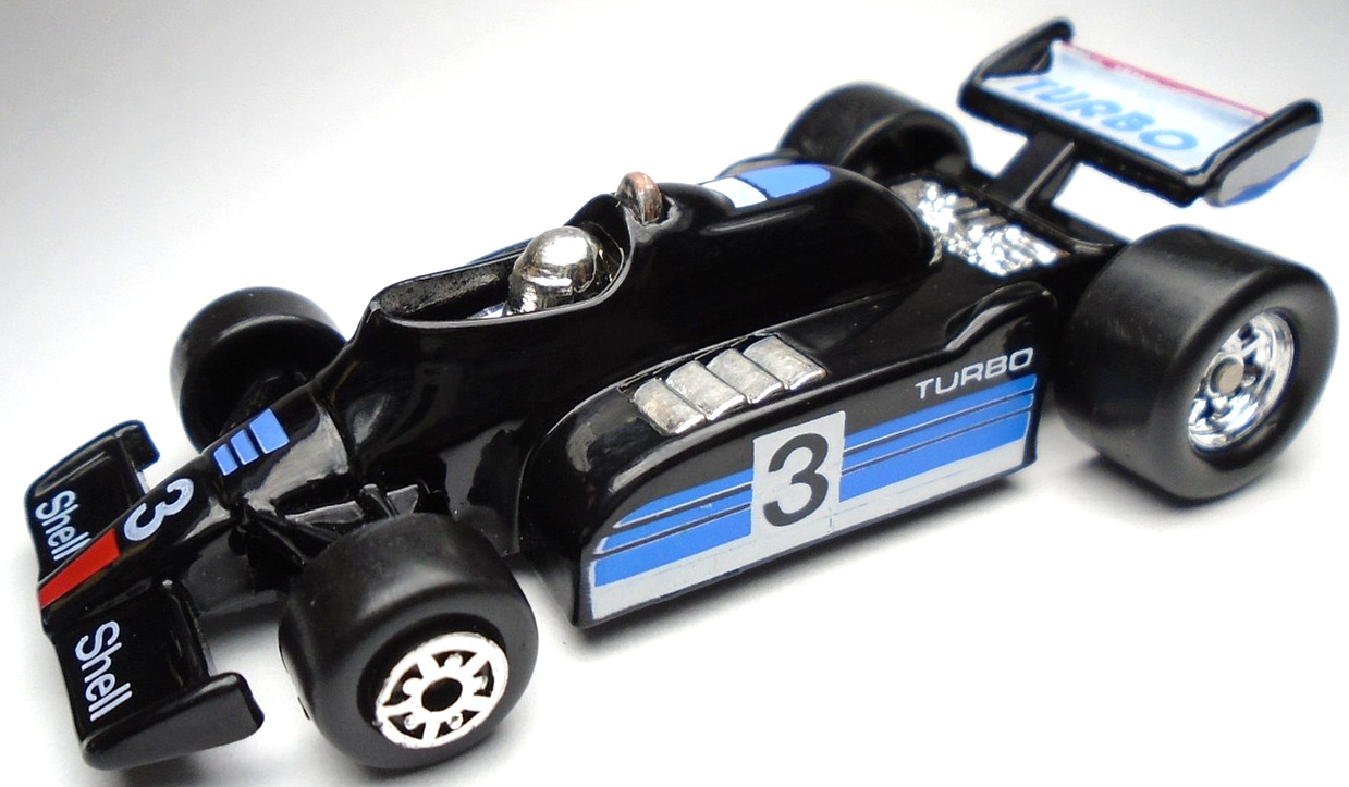 MAISTO TURBO TREAD FORMULA SHELL #3 BLACK 1:64 DIECAST 3\