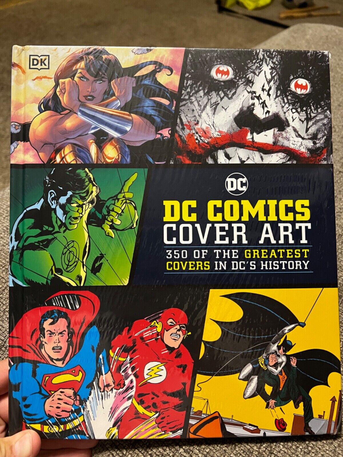 DC Comics Cover Art 350 of Greatest Covers in DC History (DK 2020 Hardcover) NEW