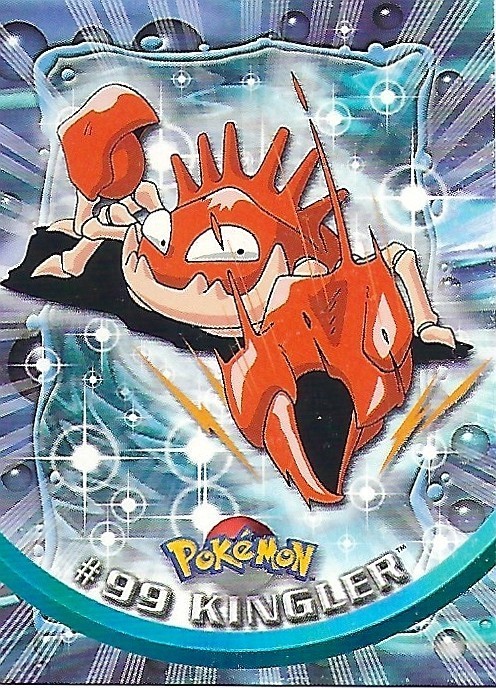 Pokémon Kingler #99 TV Animation Edition Card 2000 