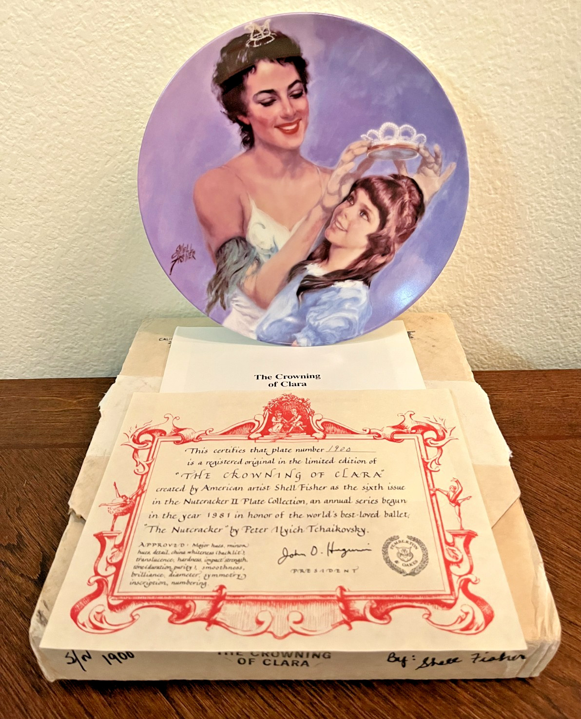Vintage The Crowning of Clara Collector\'s Plate.