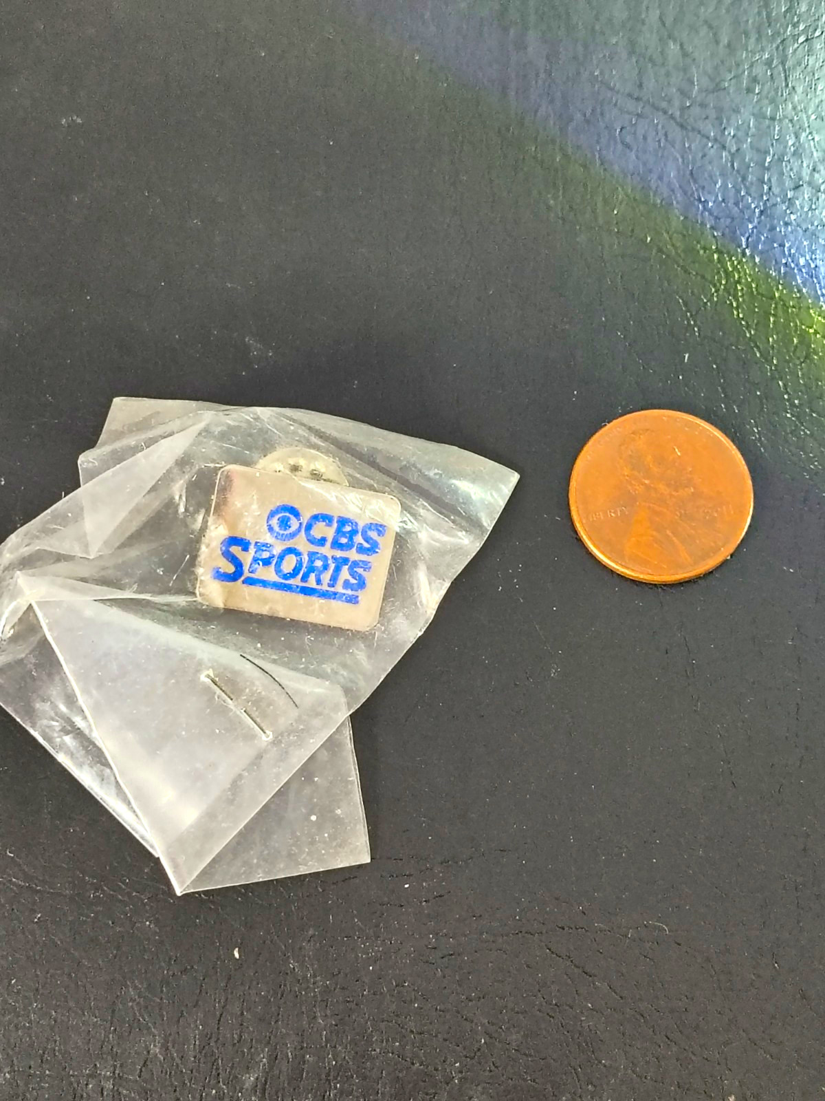Vintage CBS Sports Lapel Pin - New Sealed Factory Baggie Retro Memorabilia Vintage CBS Sports Lapel Pin - New Sealed Factory Baggie Retro Memorabilia