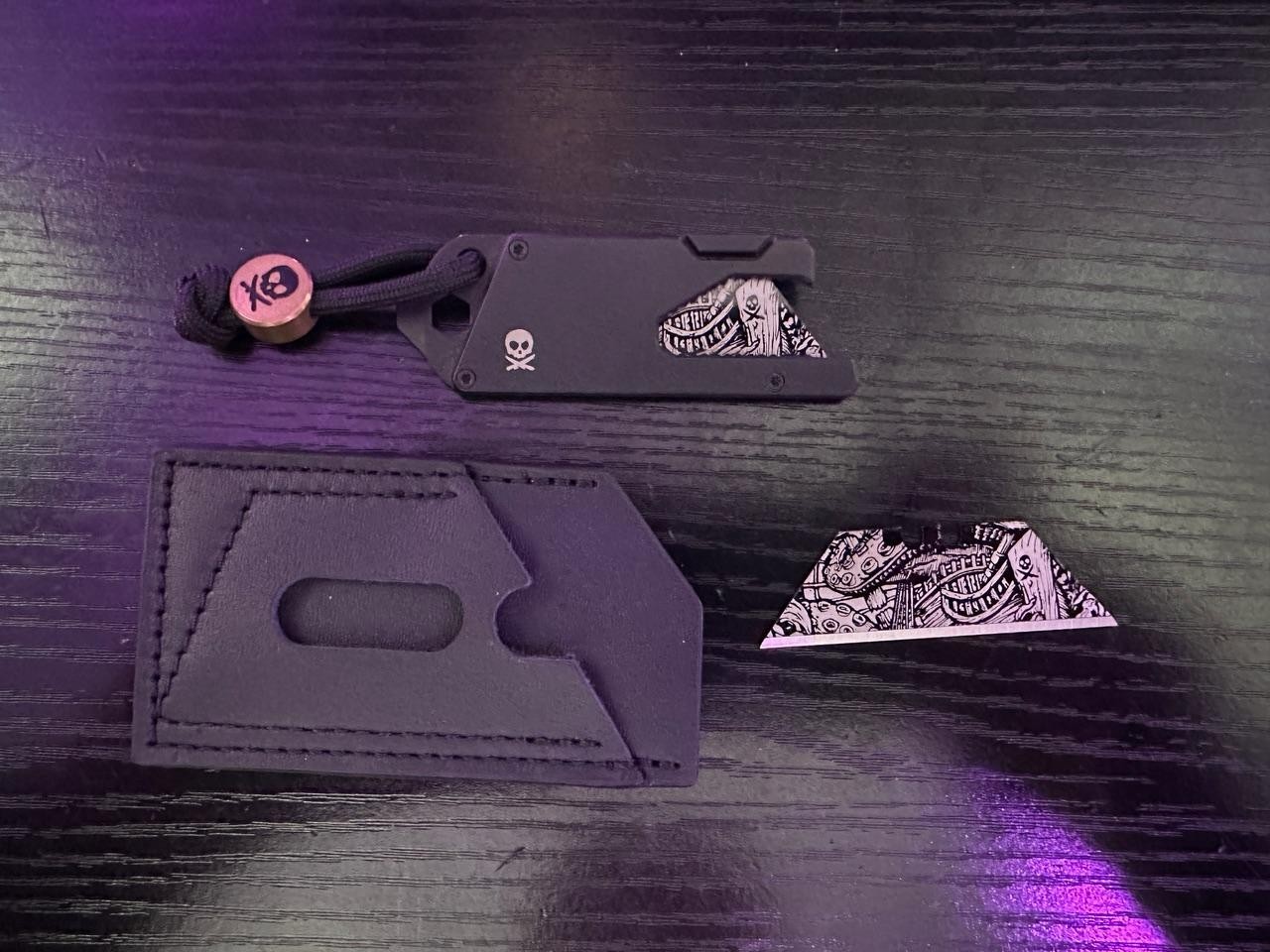 Pete’s Pirate Life Big Idea Design TP Slide Utility Knife w/ PPL Brass Bead