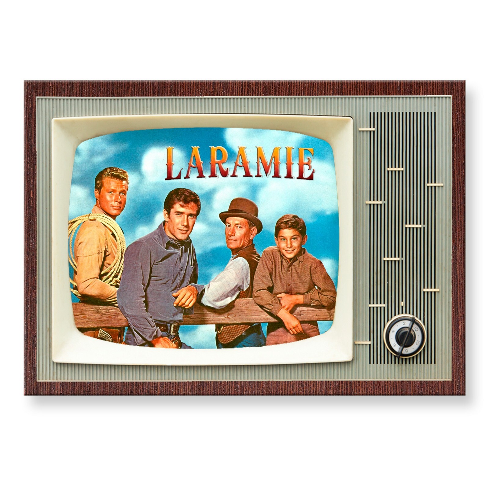 LARAMIE TV Show Classic TV 3.5 inches x 2.5 inches FRIDGE MAGNET