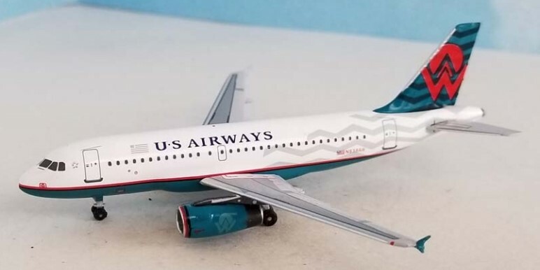 Aeroclassics BBX41610 US Airways America West A319-1 N838AW Diecast 1/400 Model