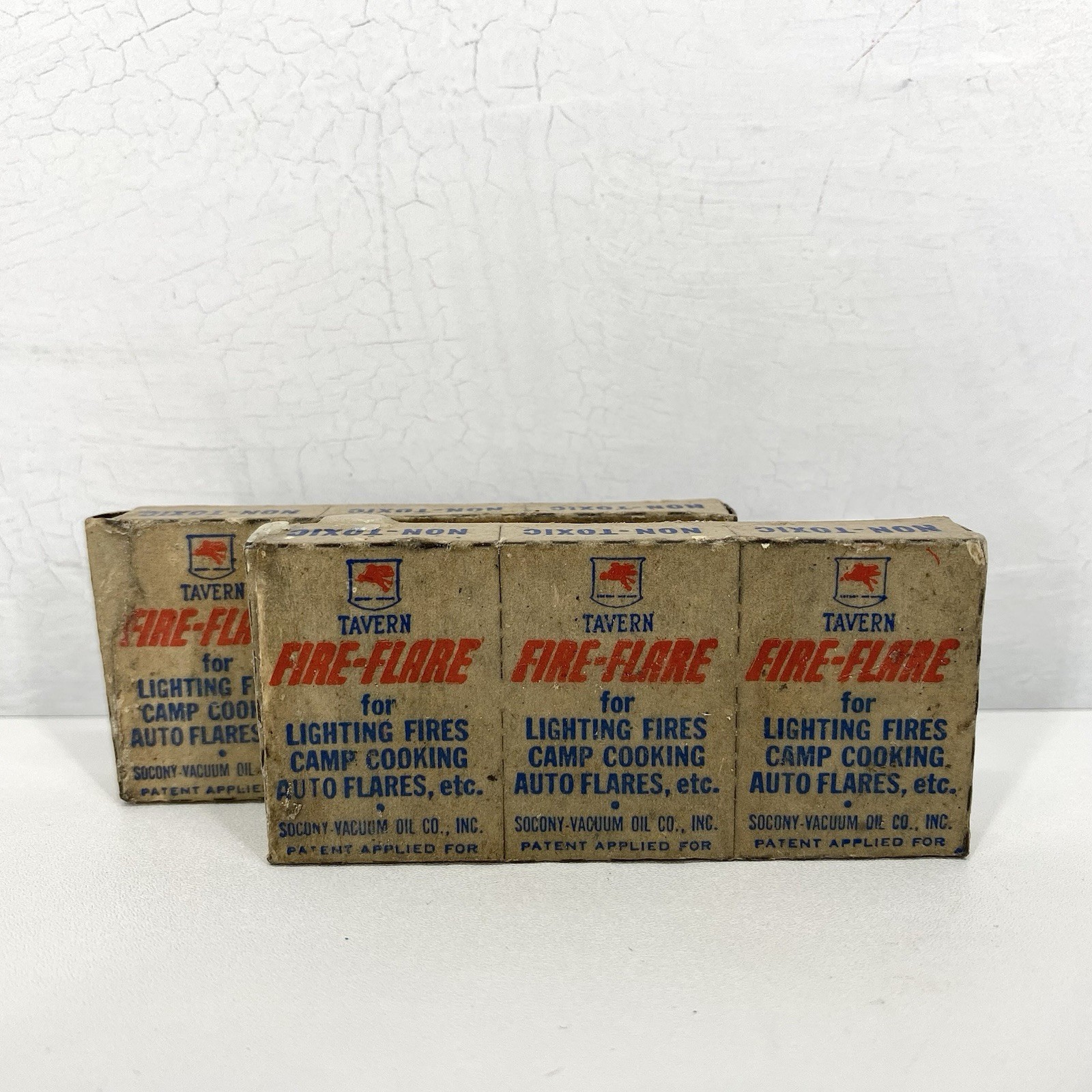 Antique 1930’s Tavern Fire Flare Set For Lighting Fires Camping & Auto Flares