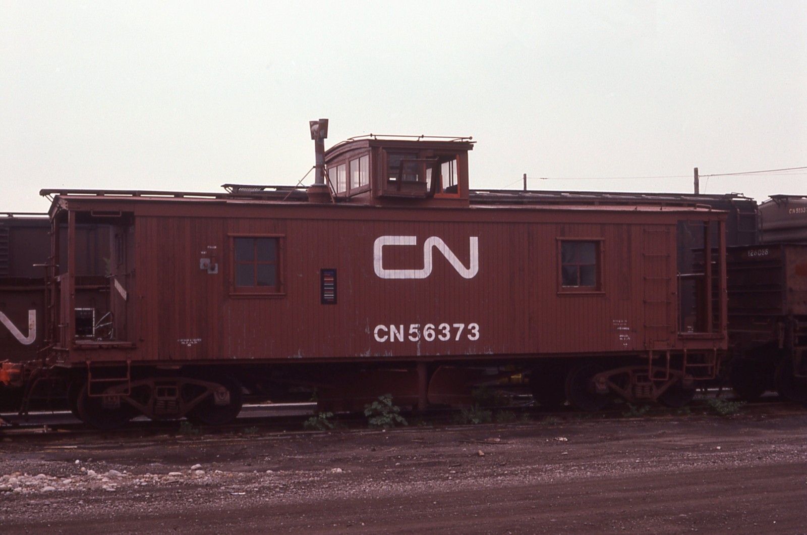 SS ORIG SLIDE CN CANADIAN NATIONAL SNOW FLANGER #56373 - LONDON ON 1977 SS ORIG SLIDE CN CANADIAN NATIONAL SNOW FLANGER #56373 - LONDON ON 1977