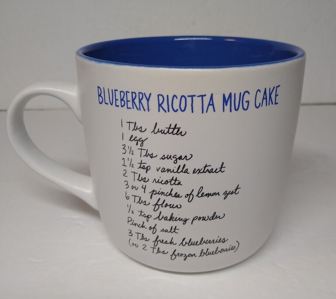 blueberry ricotta mug cake mug new other