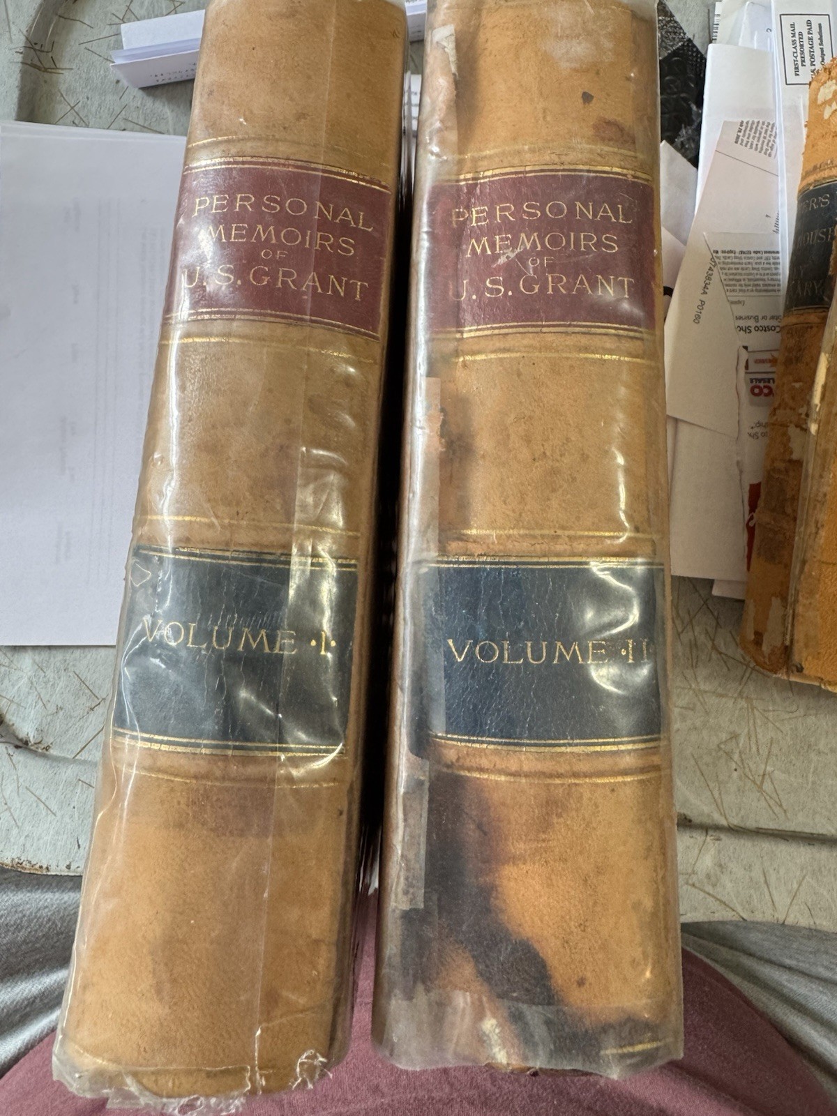 Personal Memoirs of U.S. Grant Vol I & II 1885-1886 Charles L. Webster Hardcover