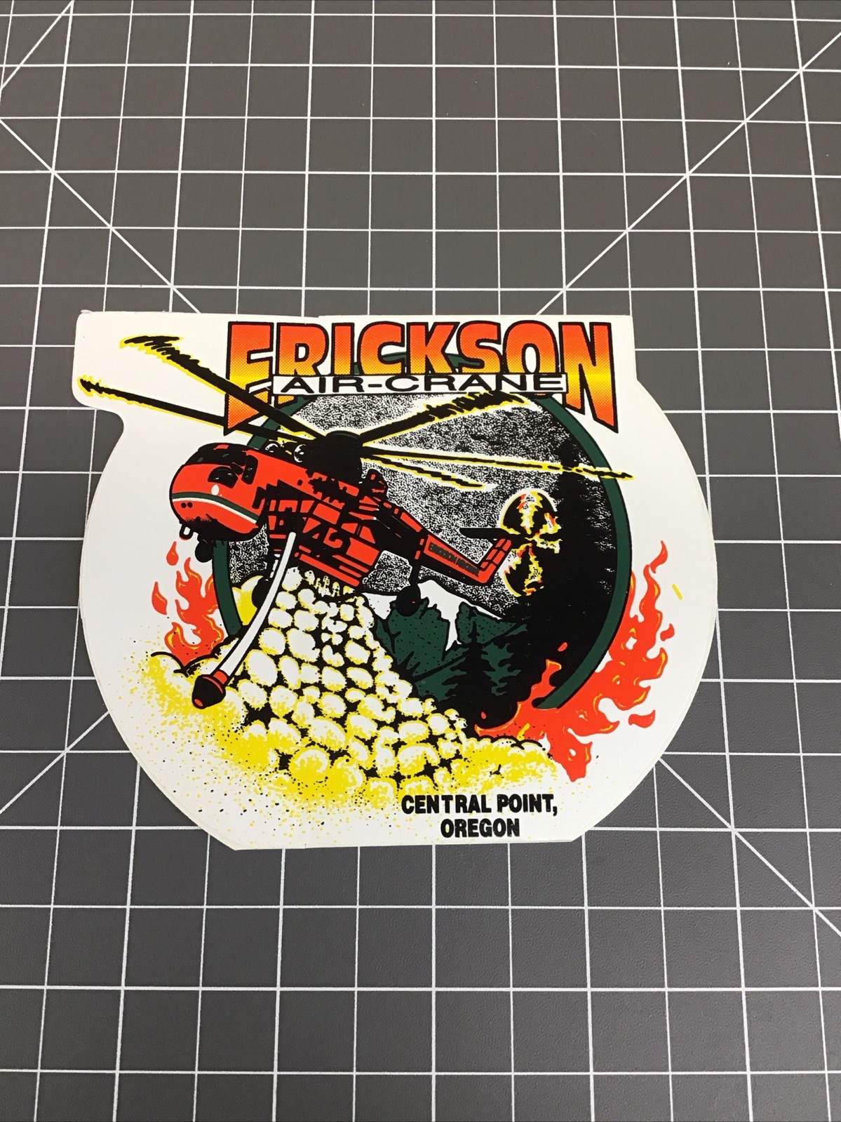 Erickson Air-Crane Central Point,OR Water Dropping Helicopter Decal New JJ-4 #42