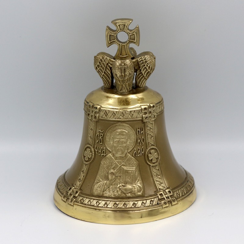 Saint Nicholas Bronze Bell, Orthodox Prayer Bell, Christmas Name Day Gift