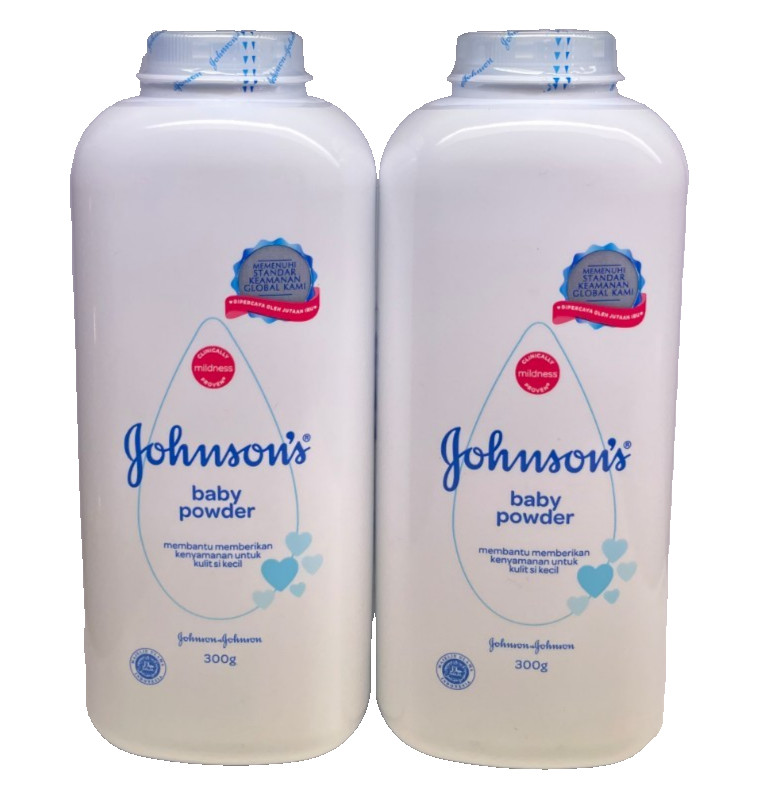 (2) Discontinued Original Johnson\'s Baby Powder TALC Silky Soft Skin Sealed 300g