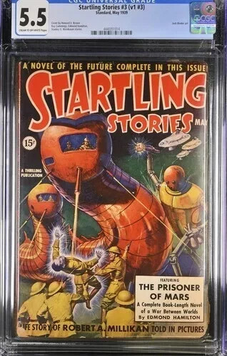 Startling Stories 1939 May, #3. CGC 5.5. Pulp Startling Stories 1939 May, #3. CGC 5.5. Pulp