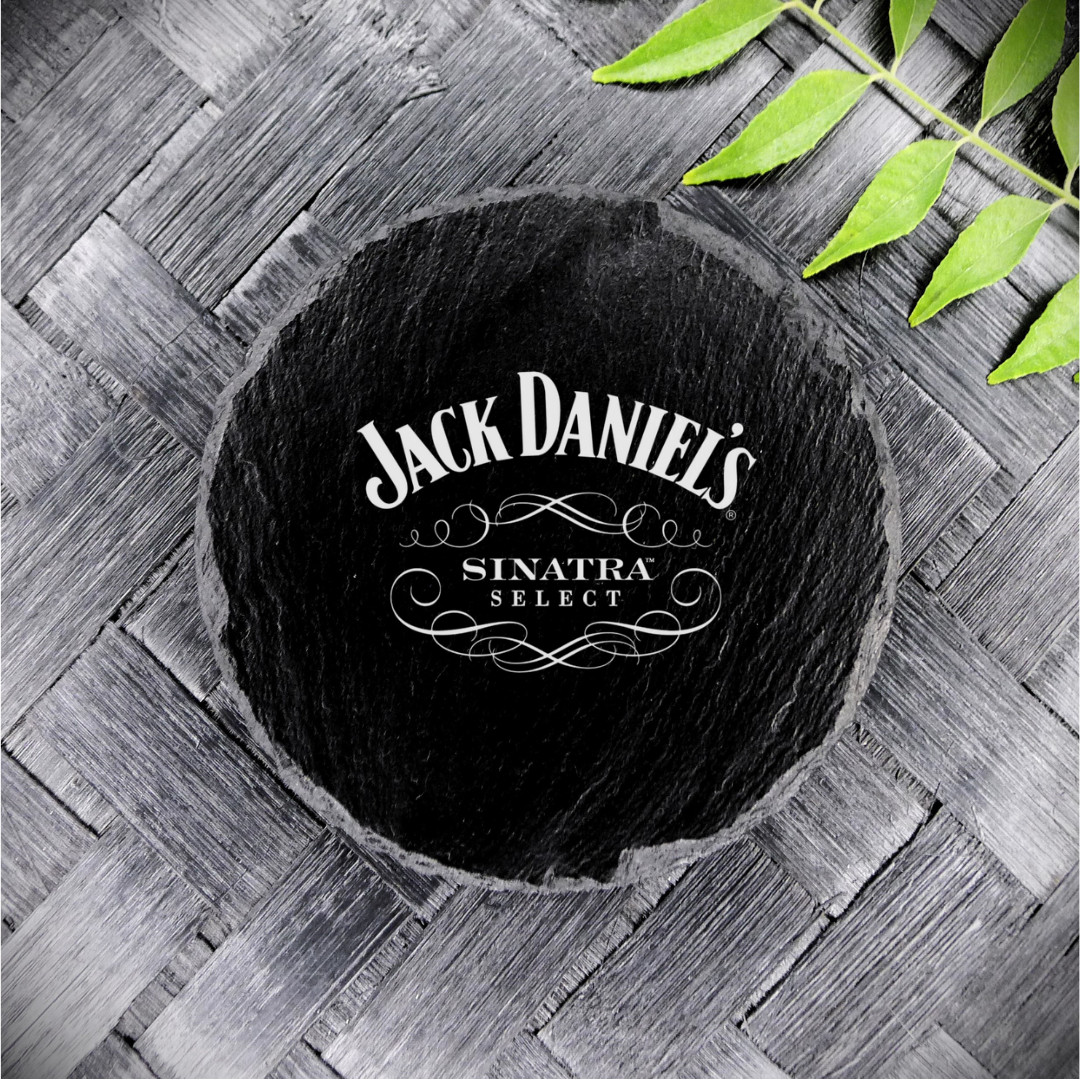 Jack Daniels Sinatra Select Slate Coaster Brand New Handcrafted Laser Engraved R