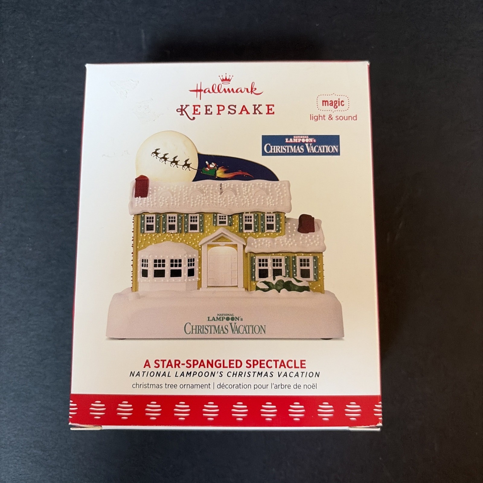 2017 Hallmark A STAR SPANGLED SPECTACLE Lampoon Christmas Vacation LIGHT SOUND E