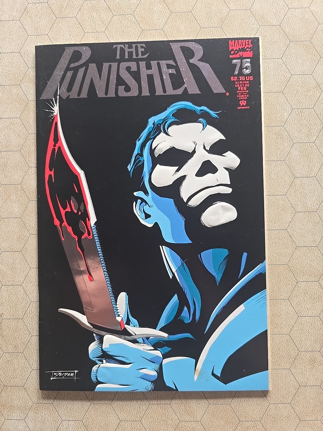 MARVEL - The Punisher - 1993 - #75 - Embossed Silver Foil  