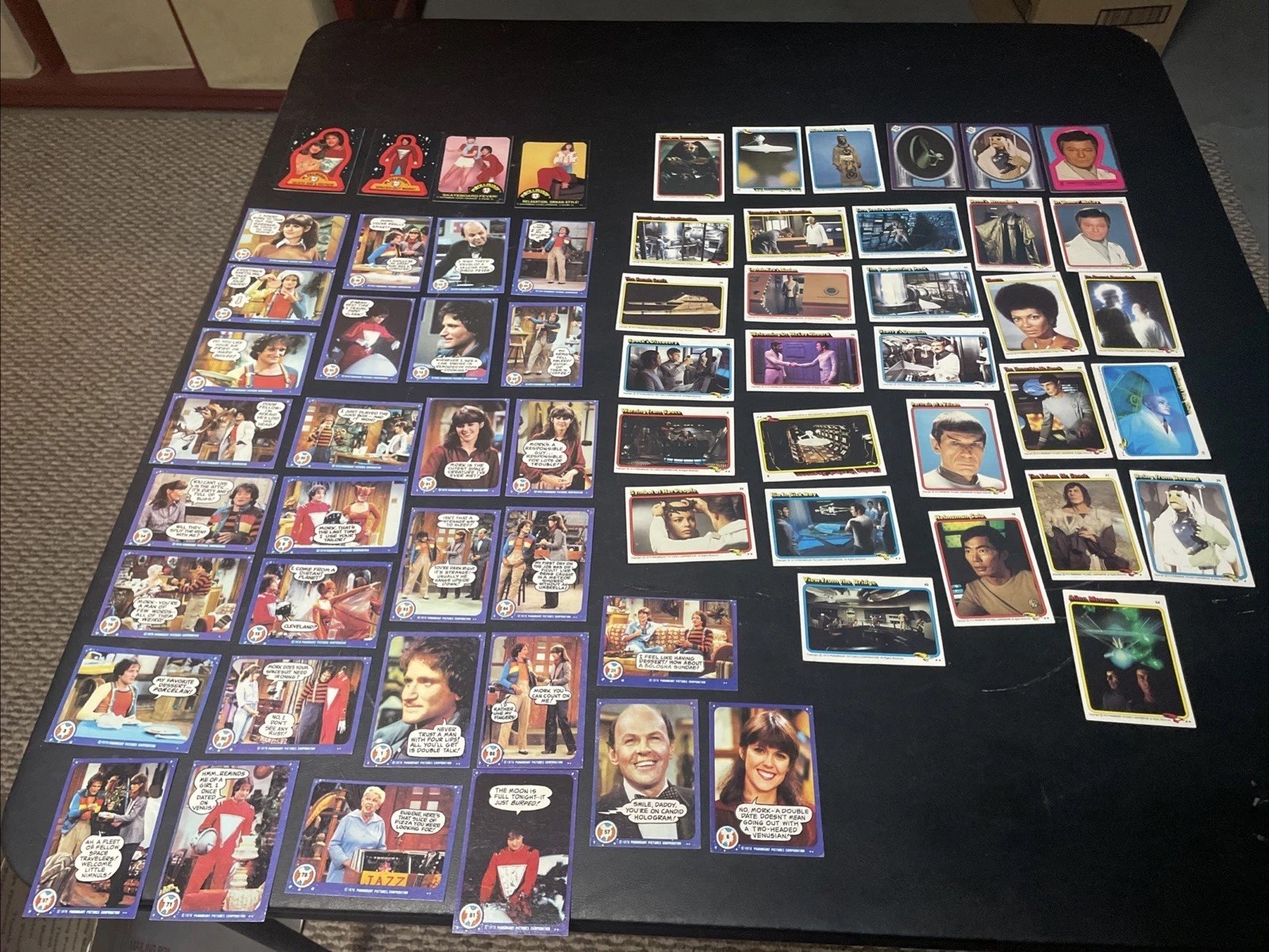 Vintage 1978-1979 TOPPS Trading Card LOT,STAR TREK, MORK & MINDY MUST READ LOOK Vintage 1978-1979 TOPPS Trading Card LOT,STAR TREK, MORK & MINDY MUST READ LOOK