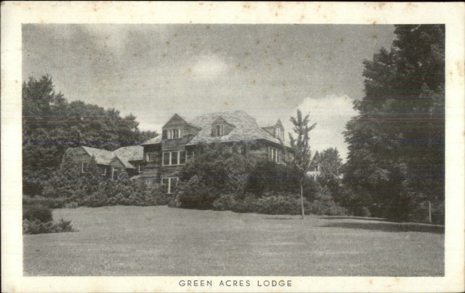 Cental Valley NY Green Acres Lodge Old Postcard