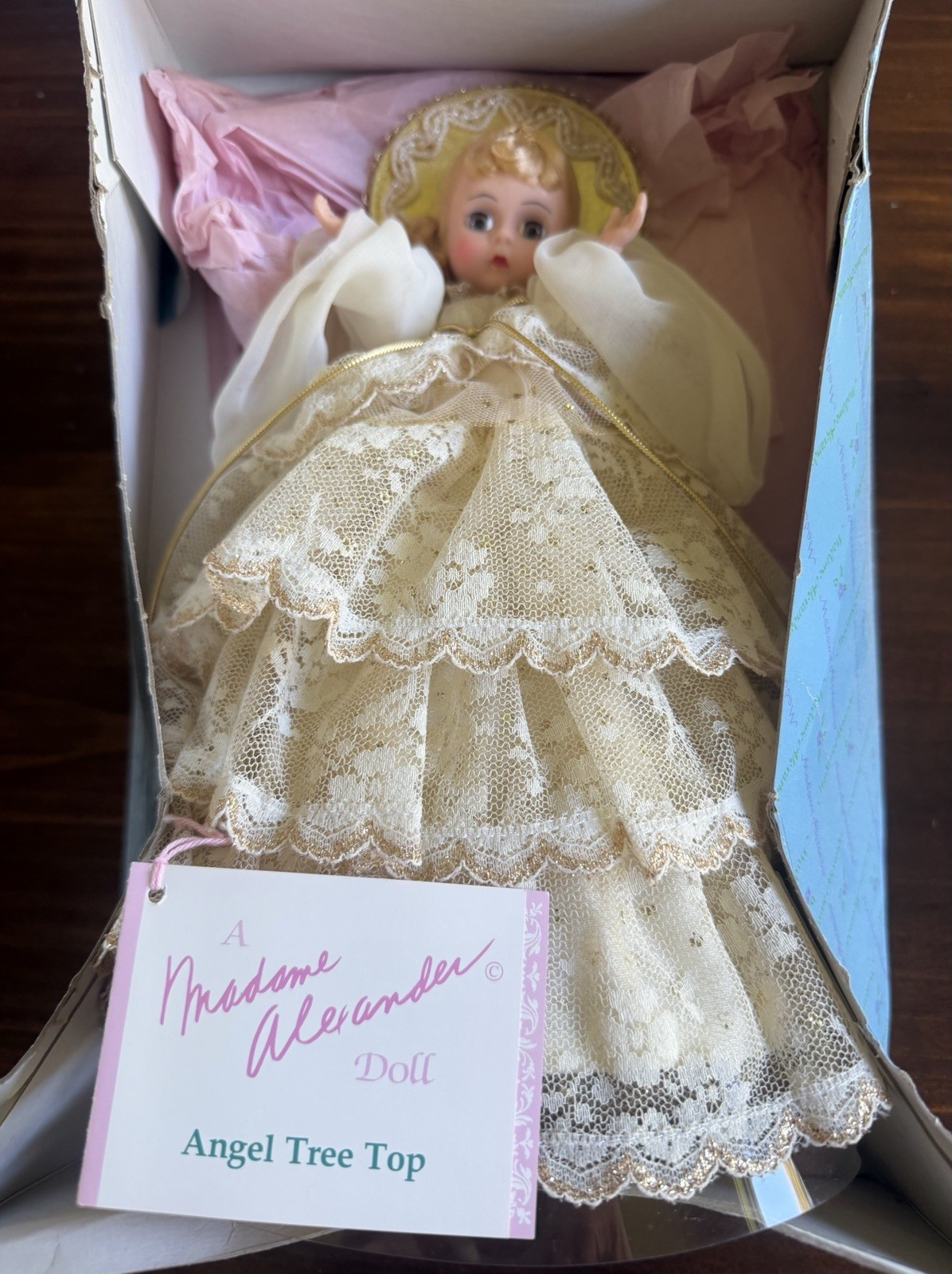 Vintage Madame Alexander #852 Angel Tree Topper - 1993 Original Box and Tag Vintage Madame Alexander #852 Angel Tree Topper - 1993 Original Box and Tag