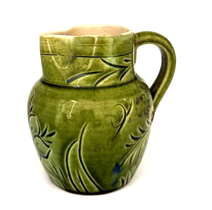 Vintage Green Glazed 3.5\ Vintage Green Glazed 3.5\