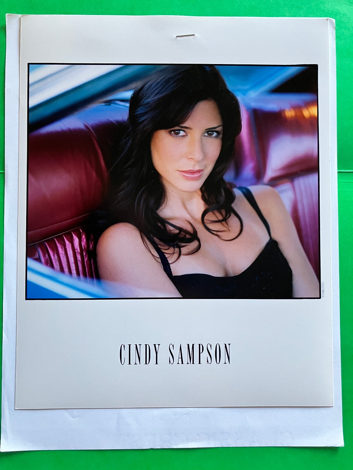 Cindy Sampson , original talent agency headshot photo with credits