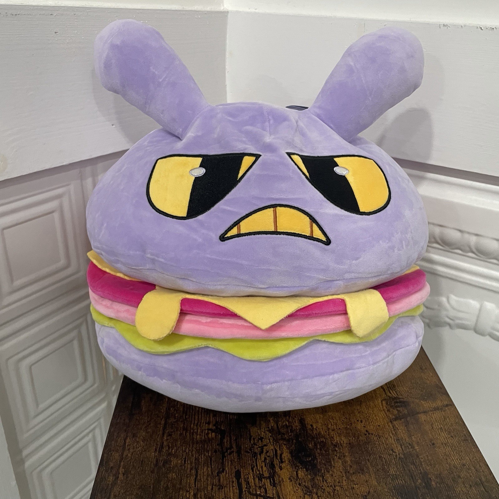 Glitch Productions The Amazing Digital Circus Jax Burger Plush Soft 14” Soft New
