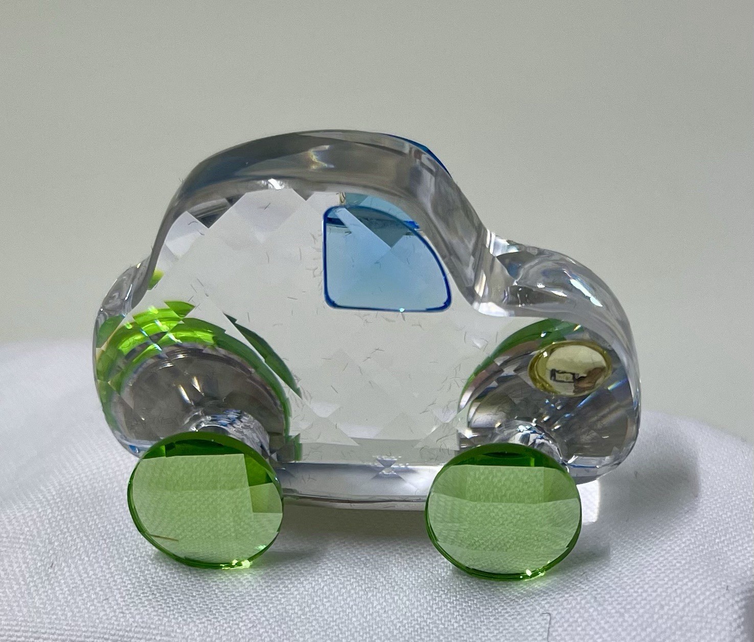 Signed Swarovski ~ CONRAD the CAR ~Crystal Little Companions w/Moving Wheels~NIB
