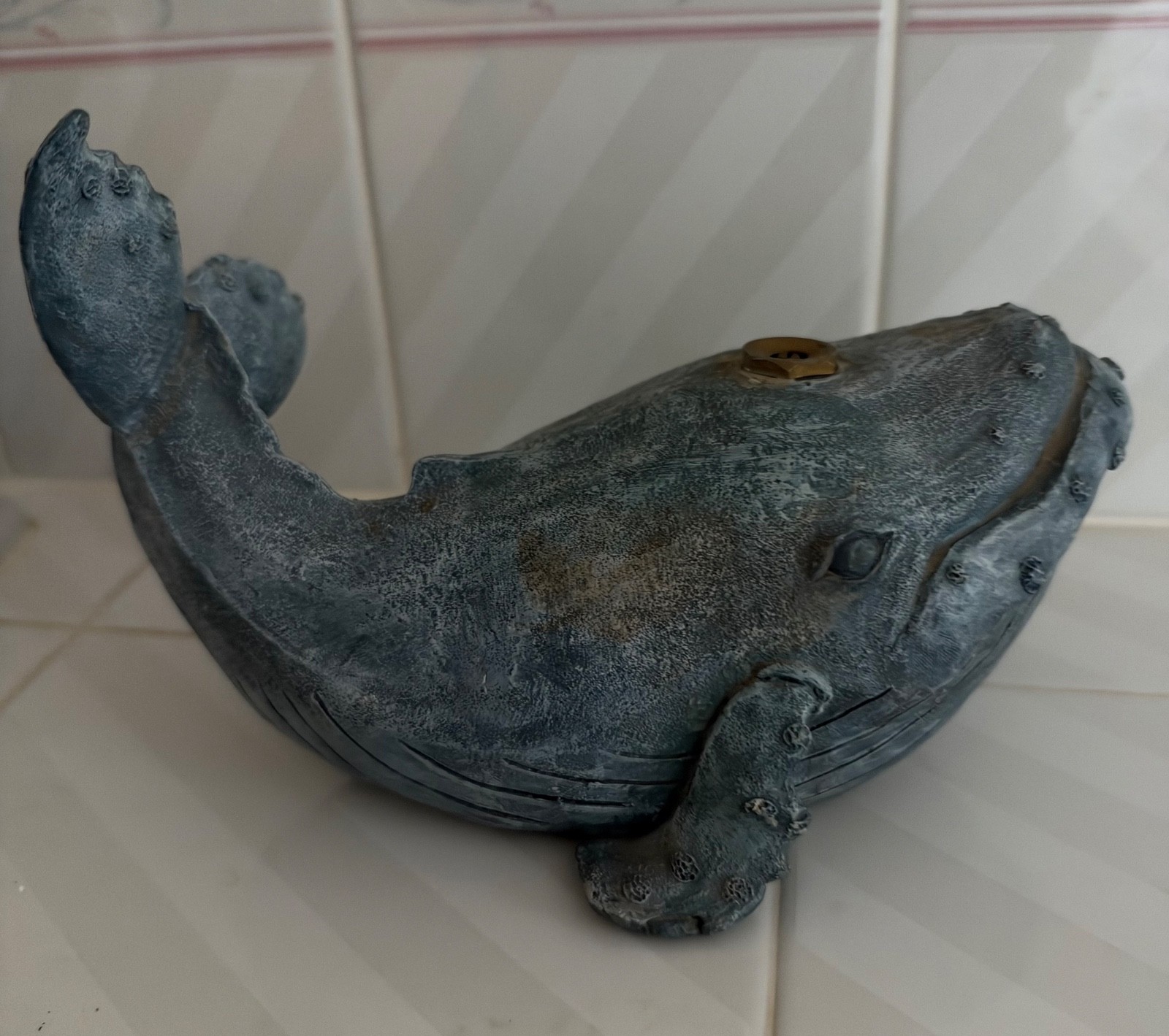 Vintage Whale Sculpture & Sprinkler