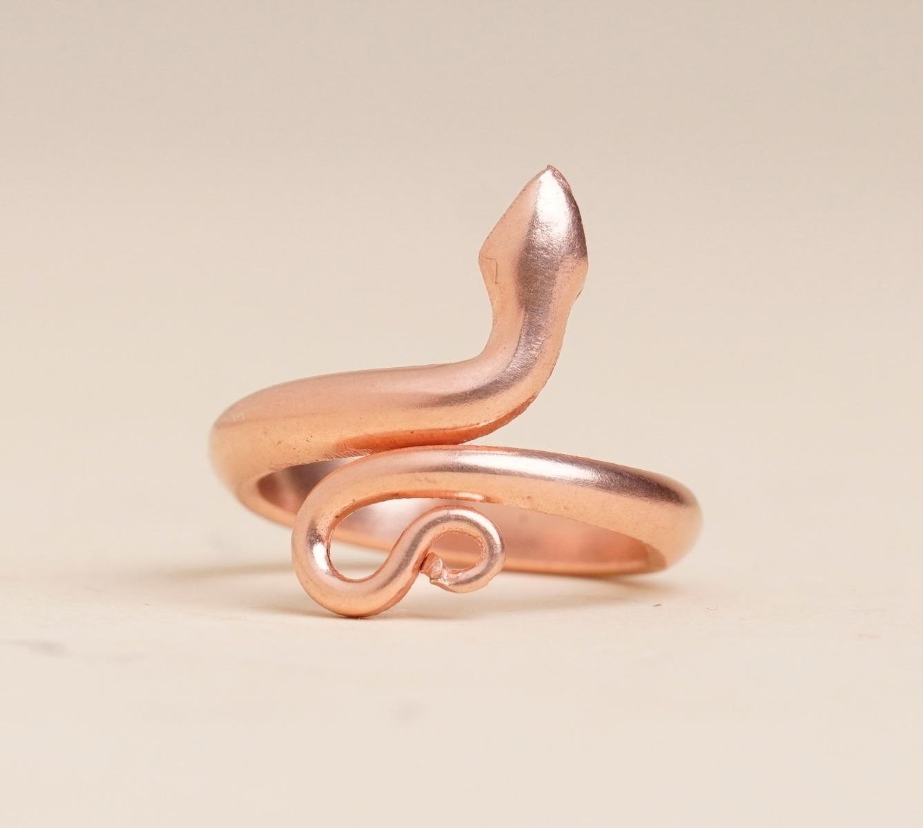 Isha Life Consecrated Copper Ring Sarpa Sutra Snake Rings Large Size