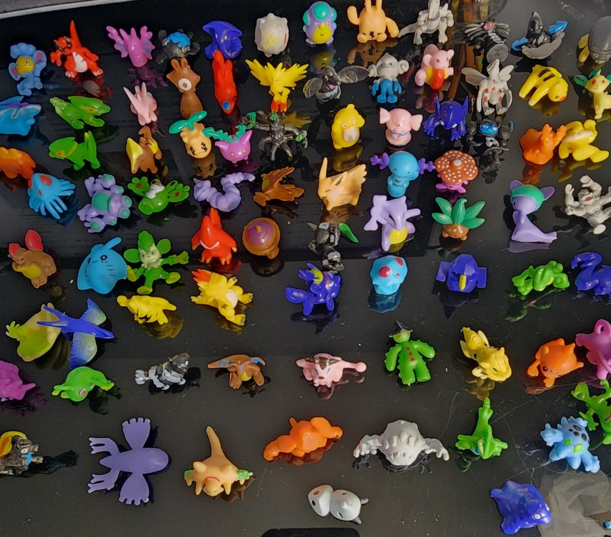 Vintage Pokemon Micro Mini Figure Lot of 94-Gen 1-4 Vinyl Tomy Bootleg Mix