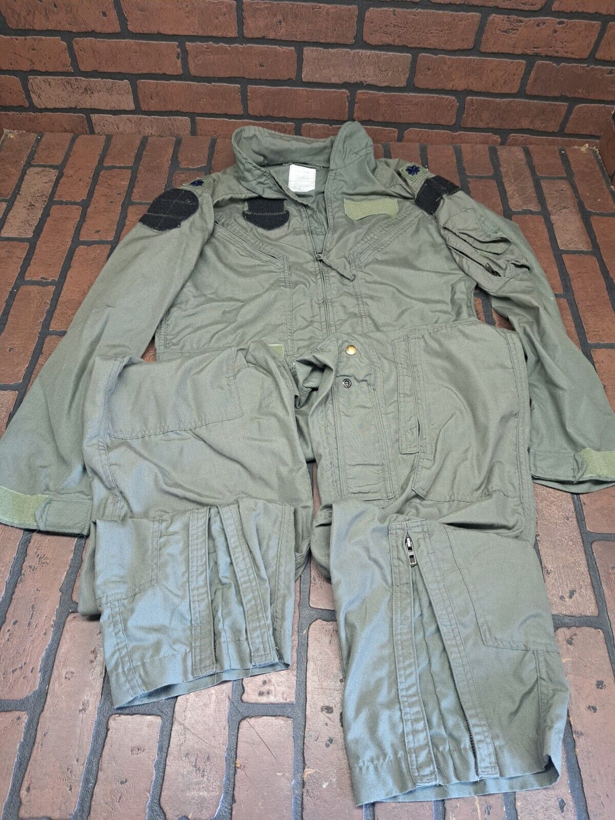 Military 42 Long Flight Suit Coveralls Flyers Green CWU 27/P Un-Worn
