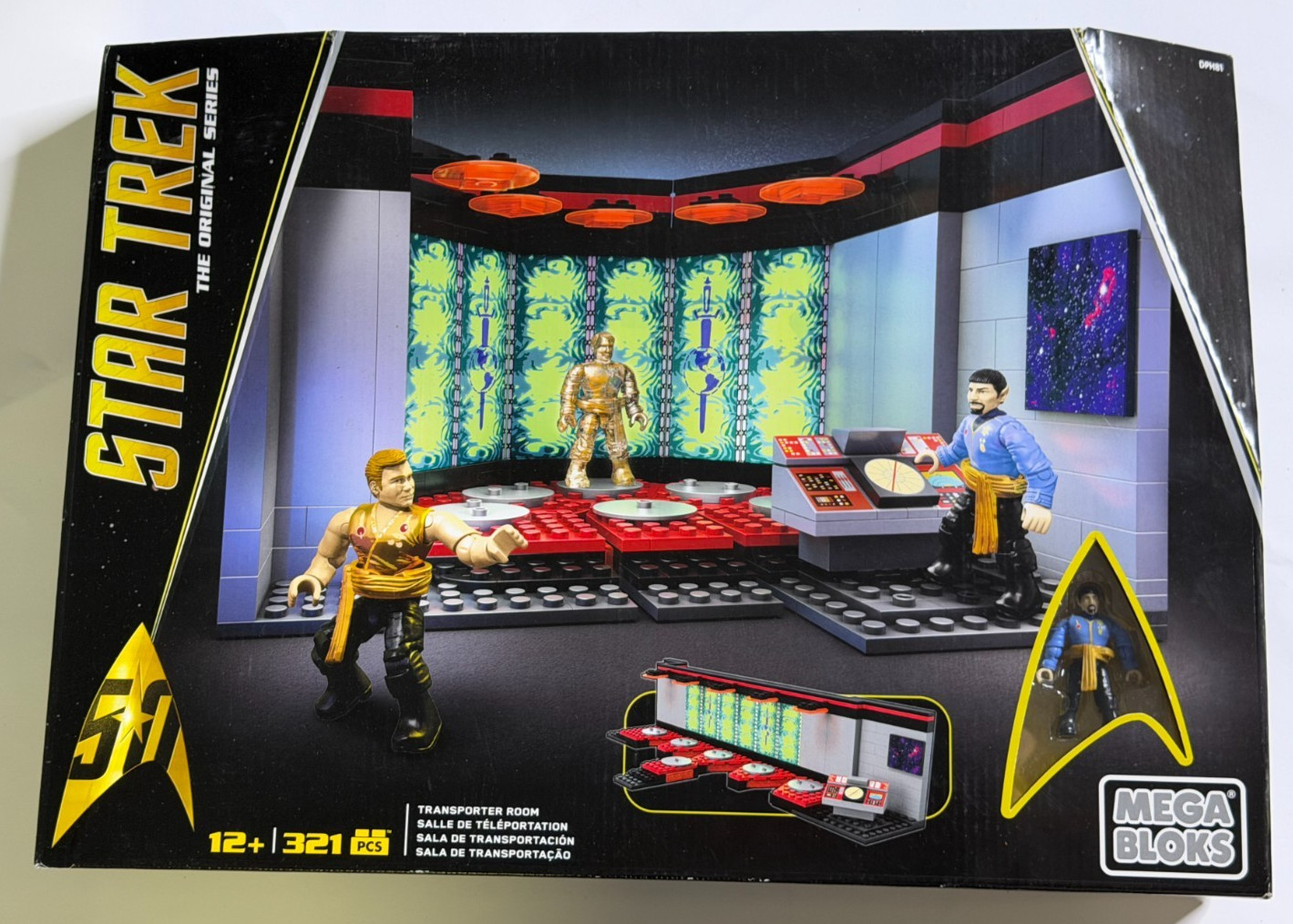 Mega Bloks Star Trek: The Original Series Transporter Room DPH81, New Sealed Mega Bloks Star Trek: The Original Series Transporter Room DPH81, New Sealed