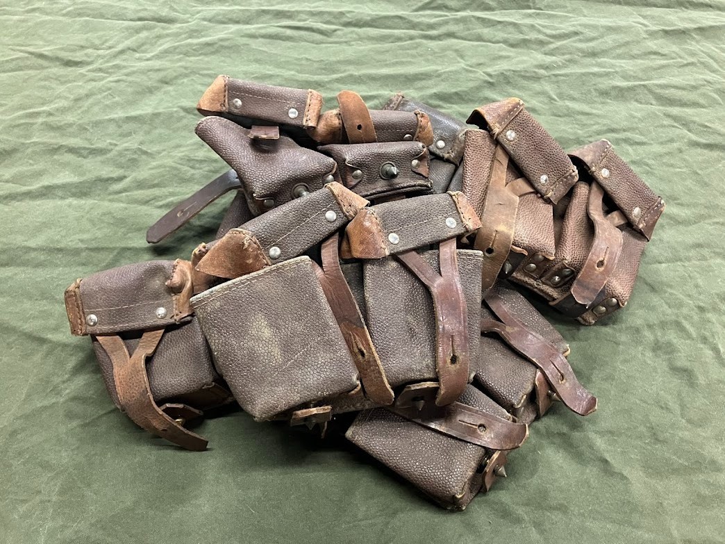 1 each, Russian Mosin Nagant double pocket ammo pouch