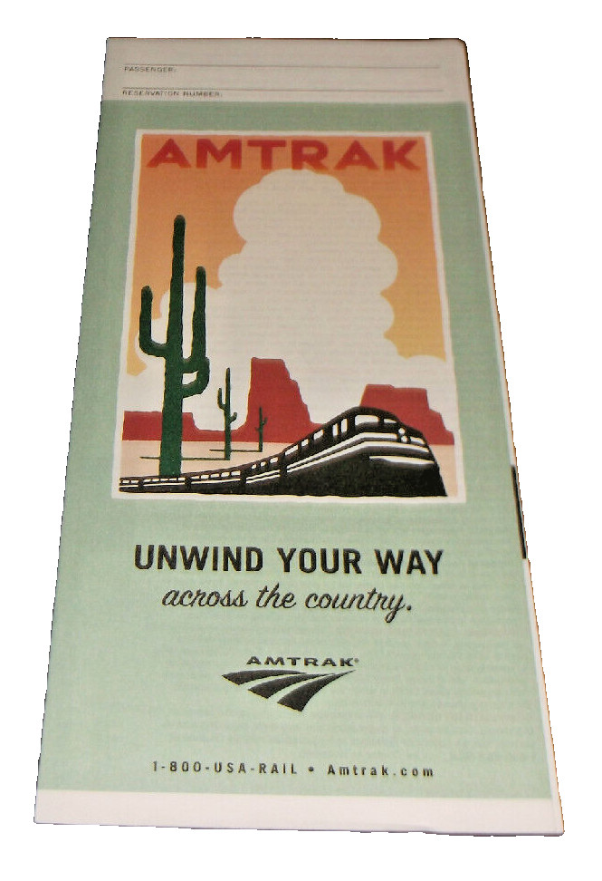 2009 AMTRAK UNUSED PASSENGER TICKET ENVELOPE