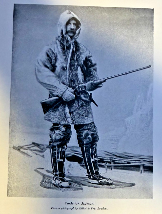 1896 Vintage Illustration Frederick Jackson Arctic Explorer 1896 Vintage Illustration Frederick Jackson Arctic Explorer