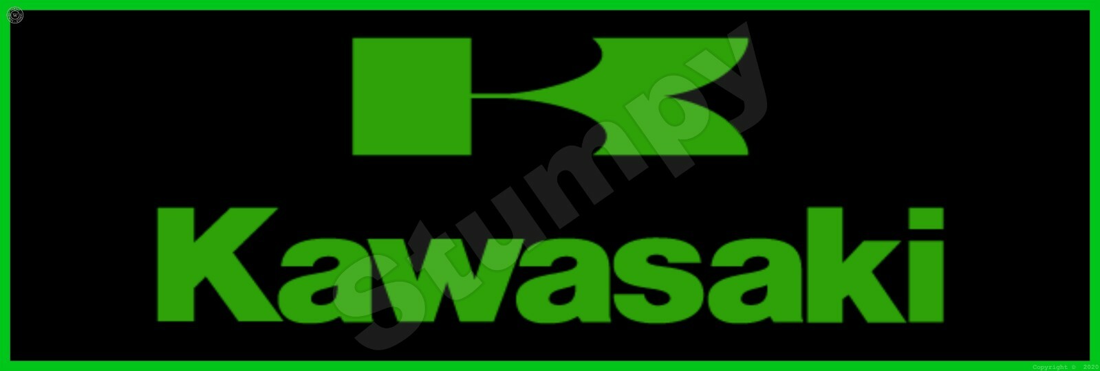 Kawasaki Metal Sign 6 Kawasaki Metal Sign 6