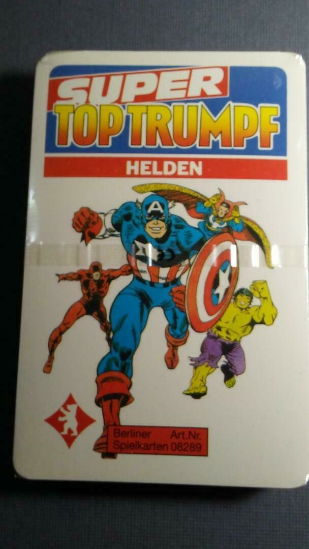 1988 Top Trumpf Marvel Heroes - Complete Sealed Set