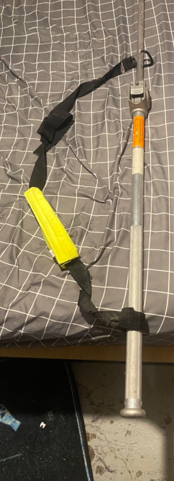 big stik  used to tie brakes on rail cars