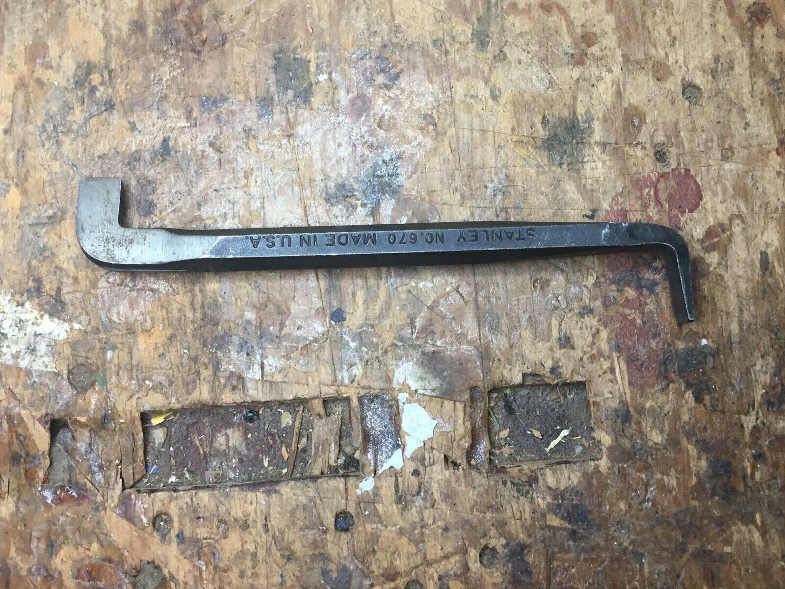 Vintage Stanley No. 670 offset flat blade screwdriver  Made in USA