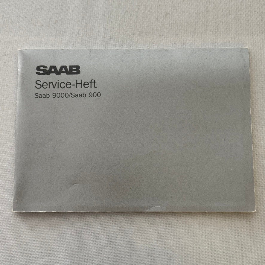 Saab 900 and 9000 Service Book Manual GERMAN 1988 1989