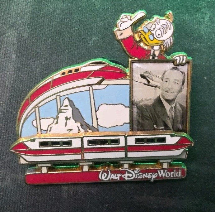 WDW Walt\'s Legacy Collection Prof Ludwig Von Drake Monorail Disney Pin 42010